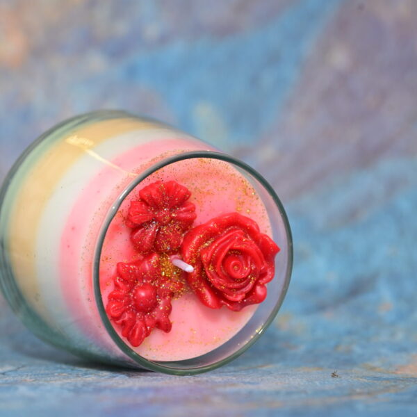 Crimson Blossom Luxury Soy Candle